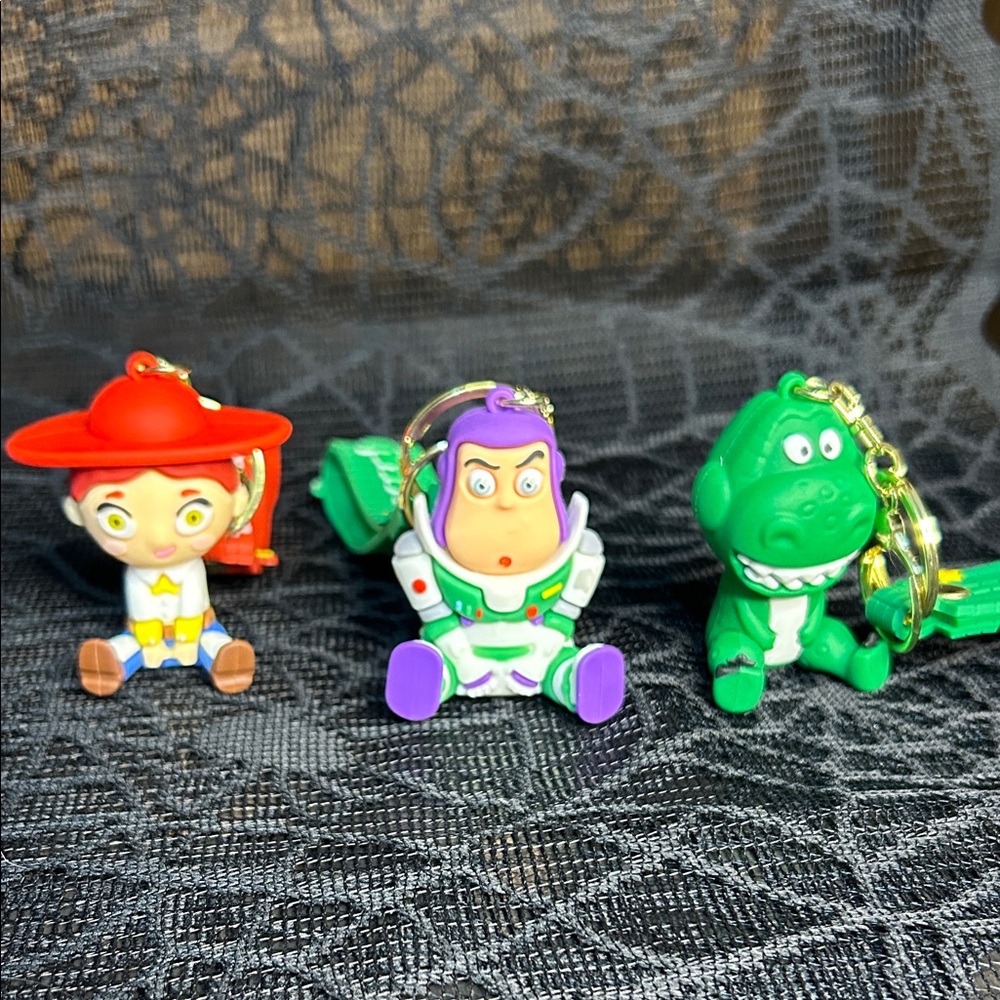 Toy Story Keychains each - Buzz, Jessie, and Rex